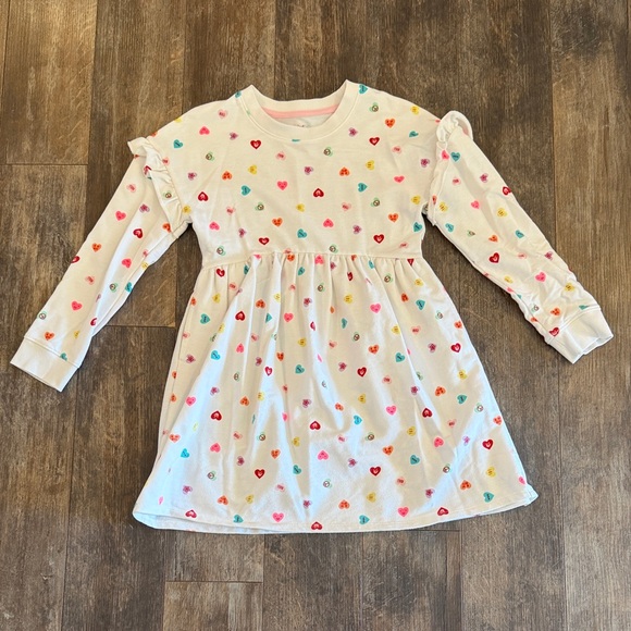 Cat & Jack Other - Cat & Jack Multicolor Heart Print Dress